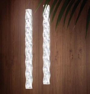 UVP 655€ Slamp Hugo Vertical LED Hängeleuchte prisma Handarbeit Italien - Imagen 1 de 3