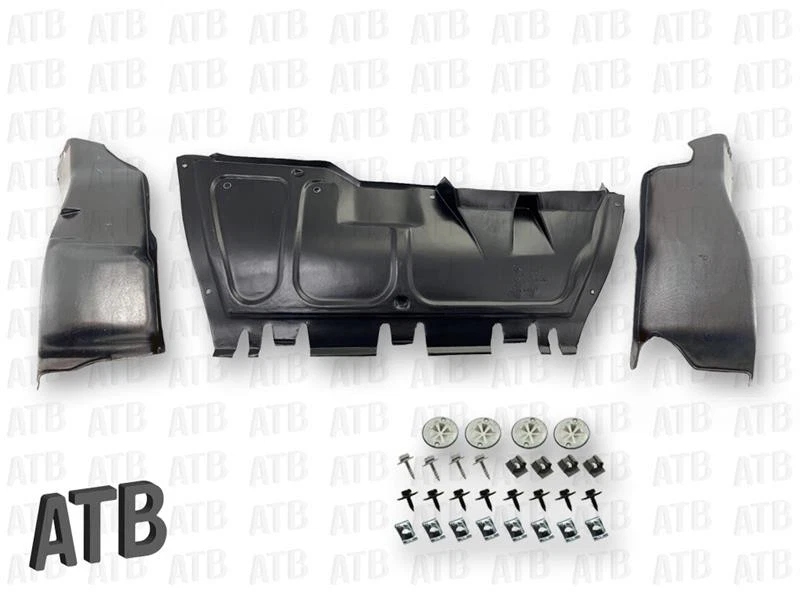 Underride protection polyethylene installation kit clips for Audi A3 8L VW Golf IV gasoline - Image 1 of 4