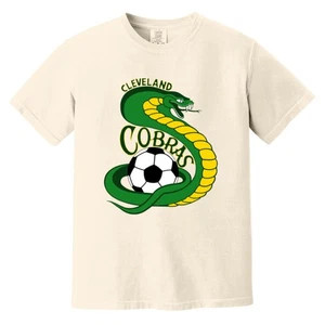 Cleveland Cobras T-shirt Heavyweight Vintage Colors | ASL Soccer Team - Picture 1 of 5