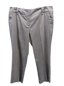 New York & Company Stretch hellgrau Cropped Capri Hose Größe 14 - Bild 1 von 11