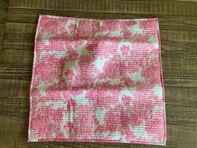 Pottery Barn Lilly Pulitzer Toile 1 Euro Sham - Pink - Image 1 of 2