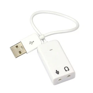 Tout Neuf Pratique à Utiliser Son Carte Adaptateur 1 Pièces 7.1 Canal Externes - Photo 1/10