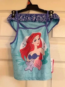Disney Prinzessin Arielle Kleine Meerjungfrau Blau 2-teiliger Badeanzug Jugend Mädchen Größe M7/8 - Bild 1 von 4