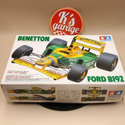 Tamiya 1/20 Benetton Ford B192 1992 Schumacher Brundle Formula Kit model 20036 - Image 1 of 4