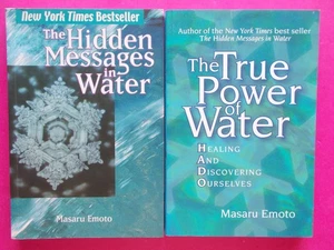 The Hidden Messages in Water & The True Power of Water by Masaru Emoto Like New - Picture 1 of 12