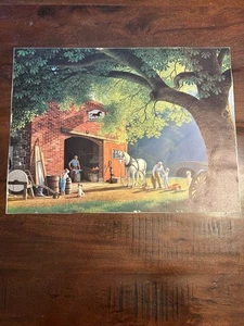Litografía vintage “The Smithy” Paul Detlefsen 3504 sin marco 12 X 16 herrero - Imagen 1 de 16