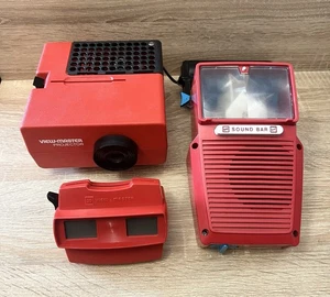 3x Proyector Visor Carrete Deslizante View Master Paquete Vintage Hecho en Bélgica RARO - Imagen 1 de 19