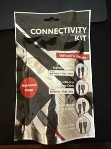 Toyota Quick Charge Kit Gen8 Cables For iPhone iPad iPod 00016-00527 - Picture 1 of 2