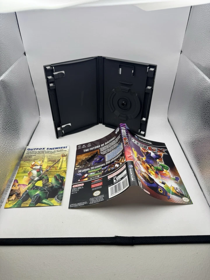 Caja de arte de portada auténtica F-Zero GX (GameCube) solo insertada SIN JUEGO Foto 1 de 4
