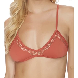Reef Junior's Latigo Fixed Triangle Bikini Top - Tan Rust - JR Size XS - Picture 1 of 6