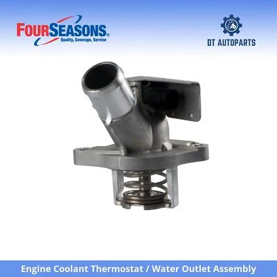 Termostato de refrigerante de motor Chevrolet Colorado 15-19/conjunto de salida de agua 4 estaciones Foto 1 de 4