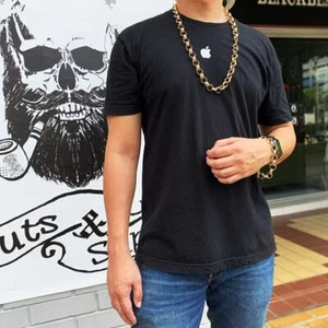 Mens Luxury Heavy 18k Gold filled Solid Belcher Chain Necklace Bracelet Sets - Picture 1 of 54