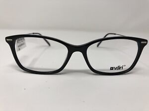 Vari Eyeglasses Frame HM1 COL.20 53-16-135 Black/Violet Full Rim P232