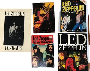 Led Zeppelin Memorabilia Books Jimmy Page Robert Plant John Bonham Rock Lot of 5 - Picture 1 of 7