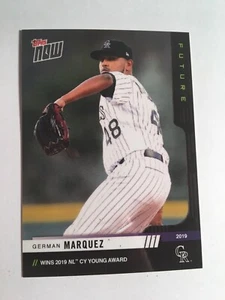 2019 Topps Now Futures Award Winners German Marquez Rockies NL CY Young 144 - Picture 1 of 2