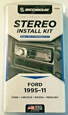  Scosche - FD2080 - Stereo Install Kit - Ford 1995-11 - Image 1 of 2