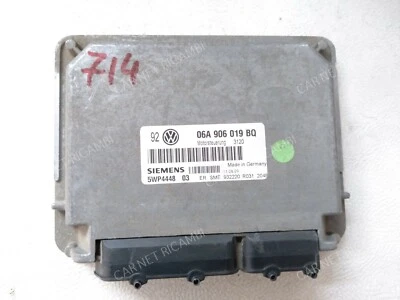 06A906019BQ SIEMENS SIMOS 2.1 5WP4448 CENTRALINA MOTORE VW GOLF 4 BORA 1.6 BZ - Immagine 1 di 4