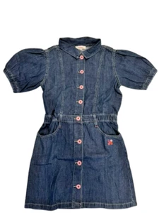Catimini denim sleeve dress  Size 10 - Picture 1 of 2