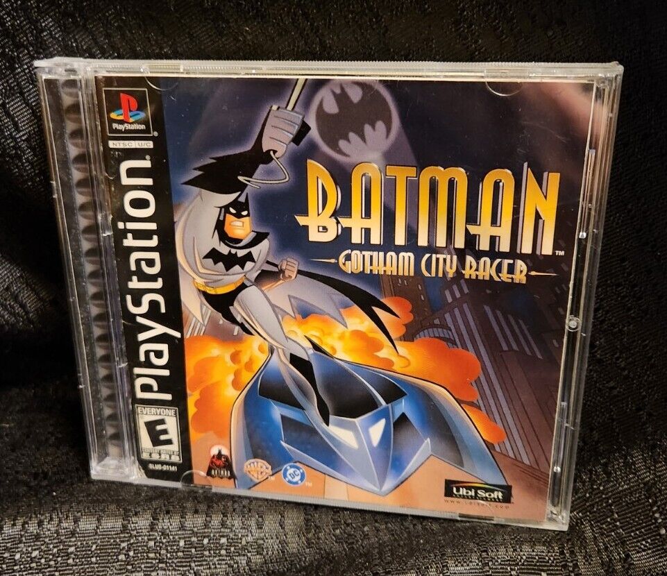 Batman: Gotham City Racer Sony PlayStation 2001 PS1 CIB *Rough Manual 