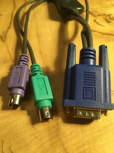 3 Stück Avocent DSRIQ-PS2 RJ45 VGA PS2 Interface Module Dongle Cable - Bild 1 von 6