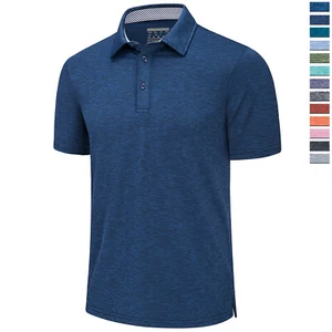 Camisetas polo para hombre de manga corta secado rápido golf deportes informales trabajo en equipo camisetas - Imagen 1 de 124