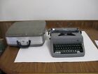 1954 Royal Quiet De Luxe Typewriter GREEN KEYS/ GRAY HOUSING VERY NICE !!!