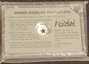 Military Emergency Survival Signal Mirror - Picture 1 of 2
