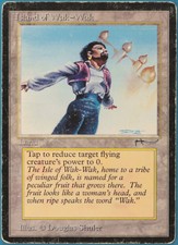 Island of Wak-Wak Arabian Nights HEAVILY PLD Land Rare CARD (245954) ABUGames