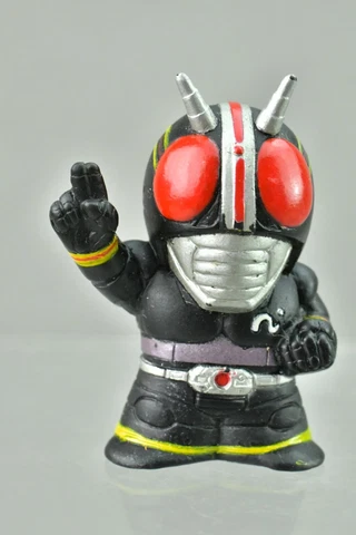 SD Masked Kamen Rider Black #2 Finger Puppet Gashapon Chibi Hero Cover