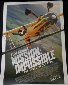 MISSION IMPOSSIBLE THE FINAL RECKONING Original Filmplakat DS27x40 TOM CRUISE - Bild 1 von 1