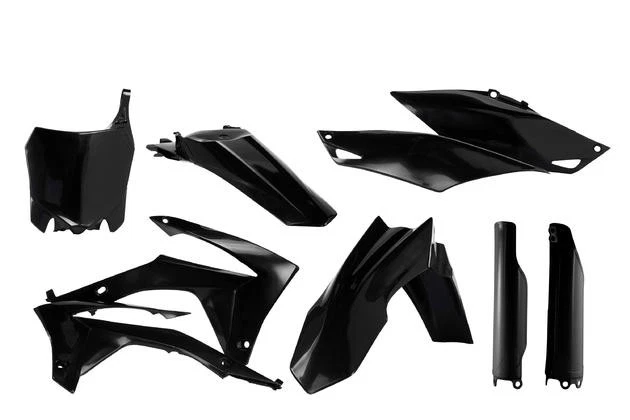 Acerbis Full Plastics Kit Black #2314410001 Honda CRF250R/CRF450R — 第 1/1 张图片