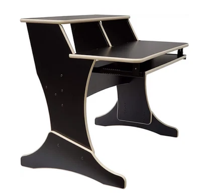 Escritorio de estudio RAB Audio ProRak LS840A - Borde de almendra - Falta bandeja de teclado Foto 1 de 3