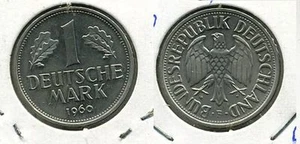 GERMANY 1960 F 1 MARK COIN BU 3300A - Picture 1 of 1