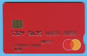 KAZAKHSTAN: MASTER CARD MC debit card ALTYN BANK chip Cninese Bank USD - Picture 1 of 2