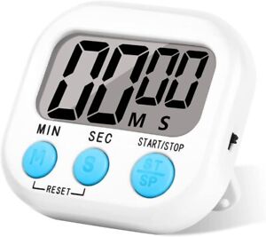 LCD Digital Kitchen Timer Egg Cooking Count Down Clock Alarm Stopwatch Magnetic