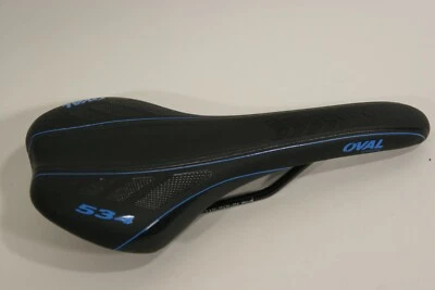 Oval Concepts 534 Saddle with Relief Zone 135 x 280 mm Black & Blue - Image 1 of 2