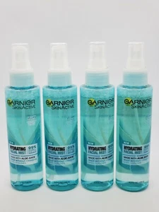 Lot of 4 Garnier Skin Active Aloe Juice Hydrating Facial Mist 99% Natural. Vegan - Picture 1 of 2