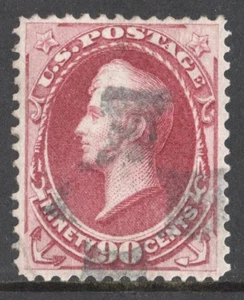 1870 US SC 155 90c Carmine Oliver H Perry Used - NBN, F/VF Rich Brilliant Color - Picture 1 of 3