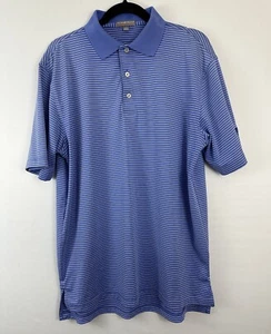 Polo de verano Peter Millar confort club colonial de golf a rayas mediana para hombre - Imagen 1 de 7