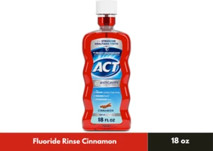 ACT Anticavity Fluoride Rinse Cinnamon 18 oz - Picture 1 of 3