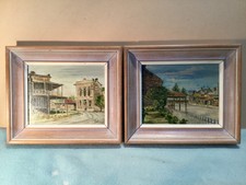 J Horton Talbot Victoria ,Port  Fairy Pair Of Framed Oil Painting