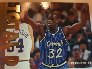 SHAQUILLE O'NEAL🏆Fleer 95-96 TOTAL D #7 of 12 Basketball Card 🏆FREE POST - Picture 1 of 2