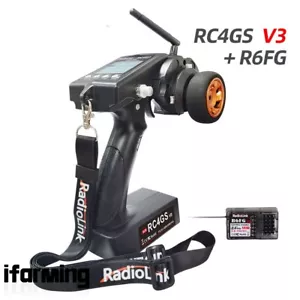 RC4GS V3+R6FG 1312.3FT RC TX RX 5CH RC Receiver Transmitter Builtin Gyro for Car - Picture 1 of 5