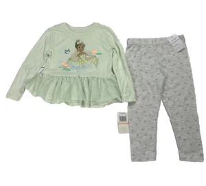 Disney Princess 2-Piece Set Tiana’s Bayou Outfit Set, Green Size 2T NWT - Picture 1 of 4