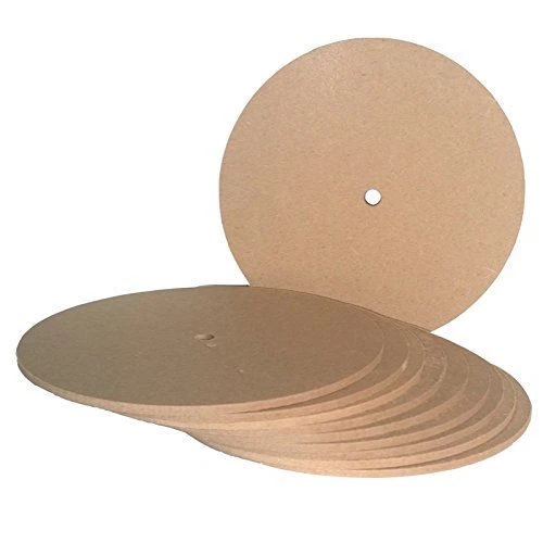Haberdashery Wholesale Blank MDF Round Clock Face - 10pcs BULK - Image 1 of 1