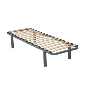 Static Caravan Single Bed Fixed Legs - 6ft X 2ft Caravan Bed Frame Beds Slats - Picture 1 of 10