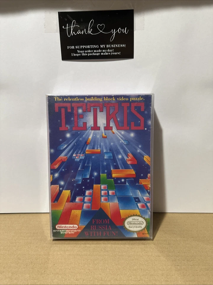 Tetris (Nintendo Entertainment System, NES 1989) CIB, New  Other-(See Desc) - Image 1 of 4