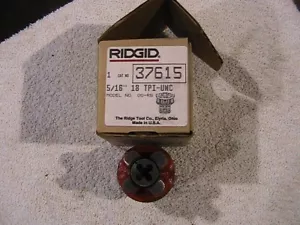 Ridgid 00-RB Complete 5/16-18 Bolt Die - Picture 1 of 4