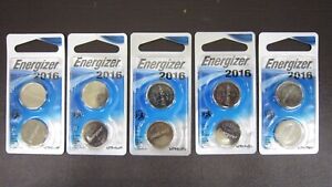 Lot of 10 Energizer CR2016 ECR2016 Lithium Battery 3V LITHIUM Coin Watch Exp2025