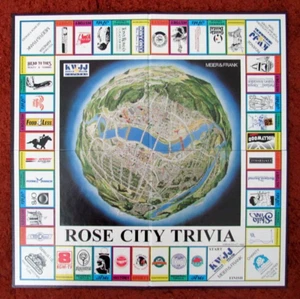 Rose City Trivia a Portland, Oregon Brettspiel von MetrOTRIVIA 1992 Brettspiel - Bild 1 von 5